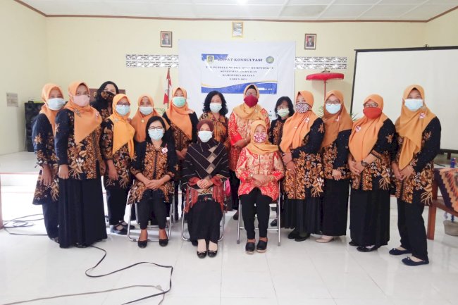 Pembinaan Administrasi PKK Desa di Desa Binaan Tahun 2021 oleh TP. PKK Kec. Jogonalan