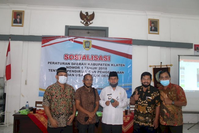 SOSIALISASI PERDA NO 1 TAHUN 2018 TENTANG PENGELOLAAN BUMDES DI KEC. JOGONALAN