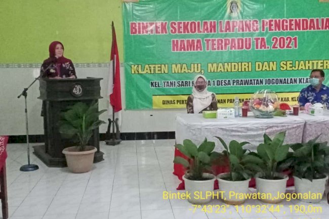 BINTEK SEKOLAH LAPANG PENGENDALIAN HAMA TERPADU TA. 2021