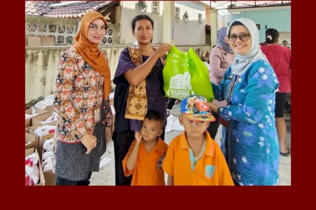 932 Bantuan Sosial Paket Daging dan Telur bagi Stunting dan Rentan Stunting Kecamatan Jogonalan Tahun 2023