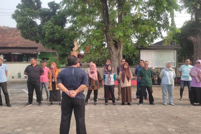 Apel Rutin Pagi Di Kecamatan Jogonalan