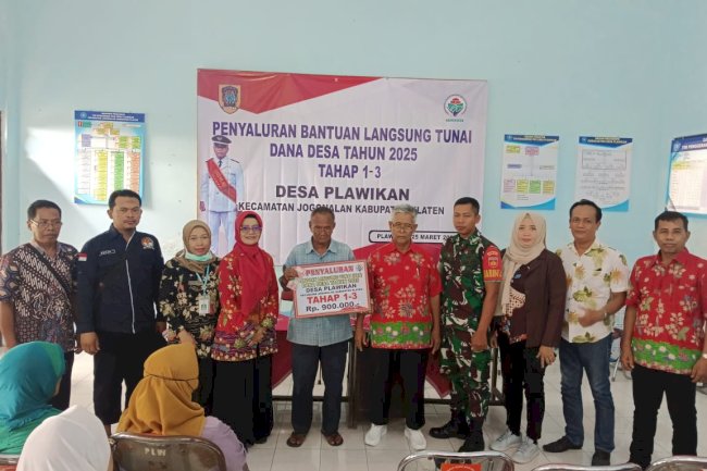 Sebanyak 37 warga desa Plawikan  telah menerima Penyaluran Bantuan Langsung Tunai Desa Plawikan Tahap I-3