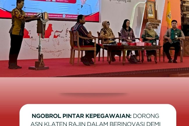 NGOPI KAWAN(NGOBROL PINTAR KEPEGAWAIAN) DORONG ASN KLATEN RAJIN DALAM BERINOVASI DEMI MEWUJUDKAN ASN YANG PROFESIONAL RAMAH DAN ADAPTIF 