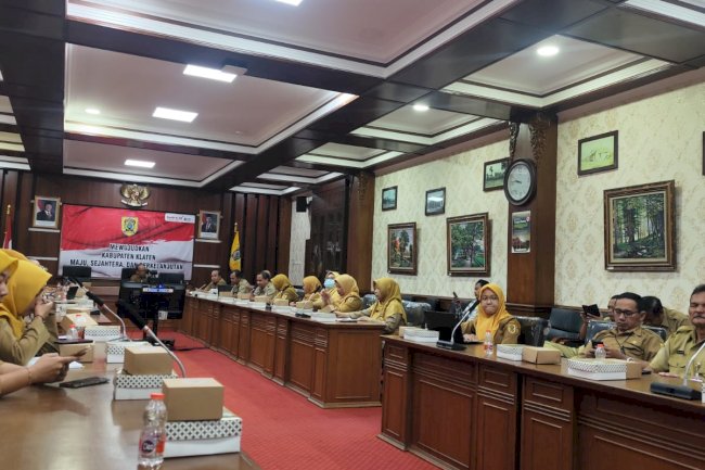 Persiapan Kecamatan Jogonalan pelaksanaan Evaluasi Kinerja Kecamatan (EKK) Tahun 2026