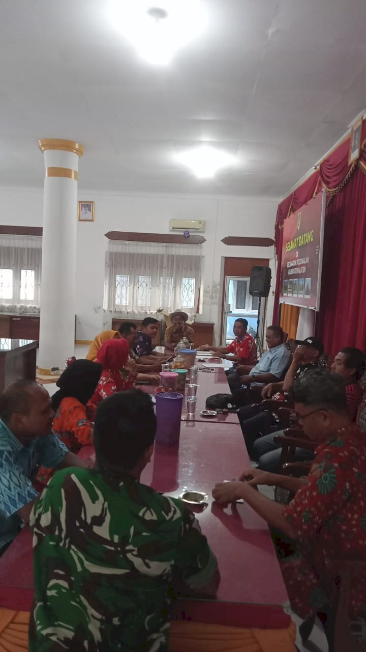 Rapat Koordinasi Kecamatan Jogonalan Bahas Persiapan Hari Jadi Klaten ke-221 dan HUT RI ke-80