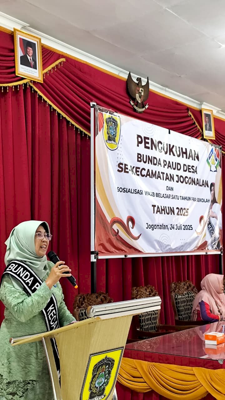 Pengukuhan Bunda PAUD 18 Desa se-Kecamatan Jogonalan: Komitmen Bersama Mewujudkan Generasi Emas