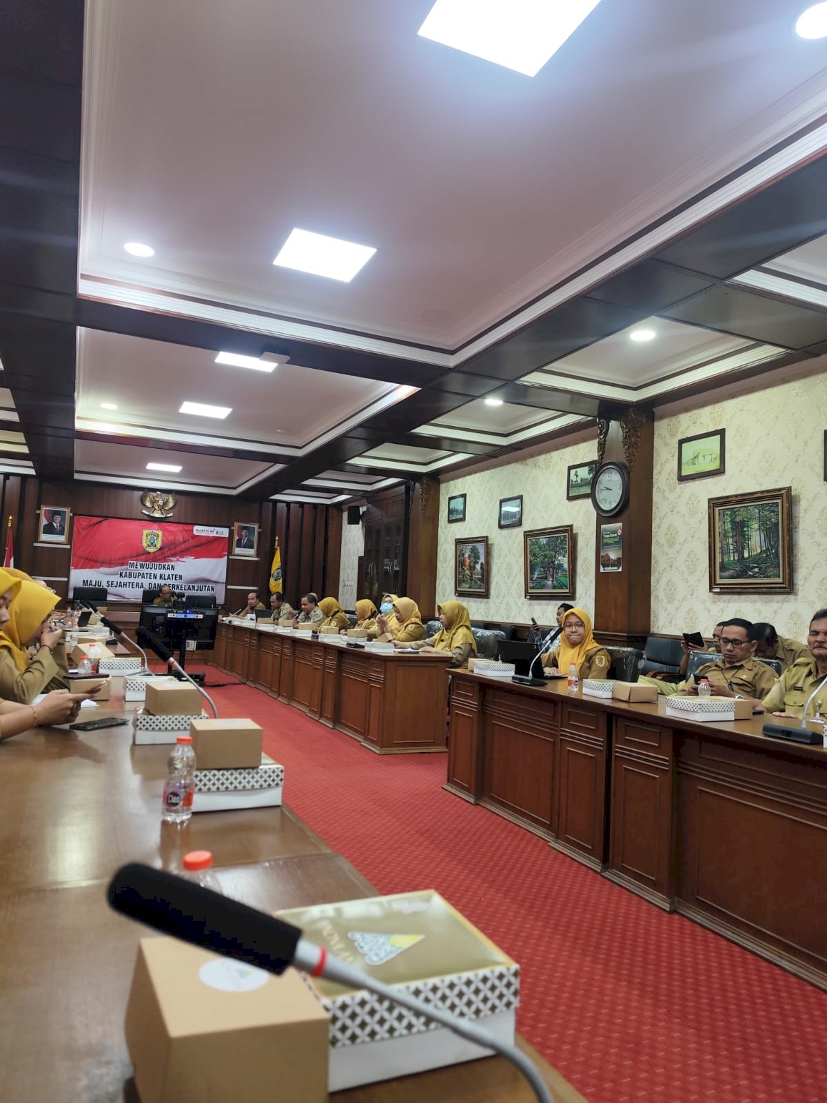 Persiapan Kecamatan Jogonalan pelaksanaan Evaluasi Kinerja Kecamatan (EKK) Tahun 2026