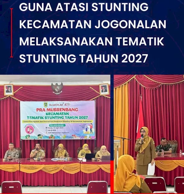 Pramusrenbang Kecamatan Jogonalan Fokus Percepatan Pencegahan dan Penurunan Stunting